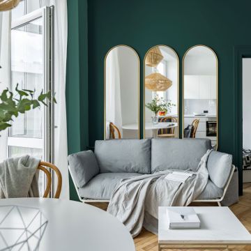 Lustro Ambient Slim – złota rama 50x115cm GieraDesign AMB/SL/GD/50x115
