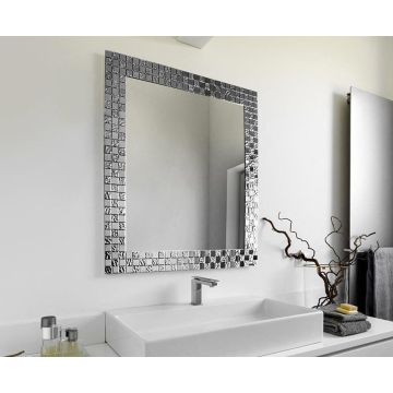 Lustro Aurea SQ srebrne 70x100cm GieraDesign ASQ/SV/70x100