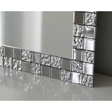 Lustro prostokątne Aurea SQ Slim srebrne 55x150cm GieraDesign ASQ/SL/SV/55x150