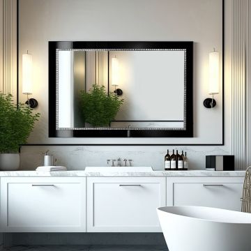 Lustro Bracelet SQ czarne 60x90cm GieraDesign BSQ/BK/60x90