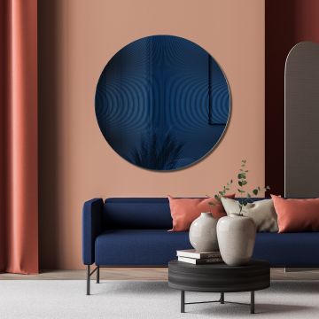 Lustro GieraDesign Neptun 100cm niebieskie COS/NE/100