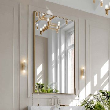 Lustro GieraDesign Credo Pure 70x90cm w mosiężnej ramie CRD/PU/70X90