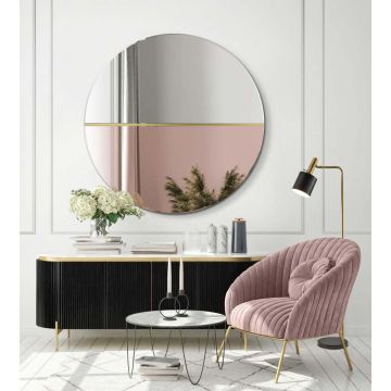 Lustro Demi – miedziane dekoracyjne 80cm GieraDesign DEM/SM/80