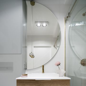 Lustro półokrągłe 1/2 fi 120 cm GieraDesign Dimidium DIM/60X120
