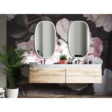 Lustro Dolio białe 40x70cm GieraDesign DOL/WH/40x70