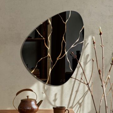 Lustro Fly Kintsugi 70x94cm GieraDesign FLY/KI/70x94