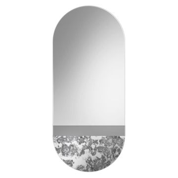 Lustro Fusion Corrosi/pasek grafitowy 60x125cm GieraDesign FUS/CO/PGR/60x125