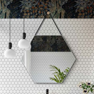 Lustro Heksagon Belt 93x81cm GieraDesign HEX/BT/93x81