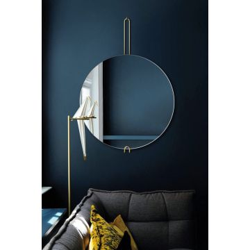 Lustro Hoko - wiszące na mosiężnym zawiesiu 60cm GieraDesign HOK/OP/60
