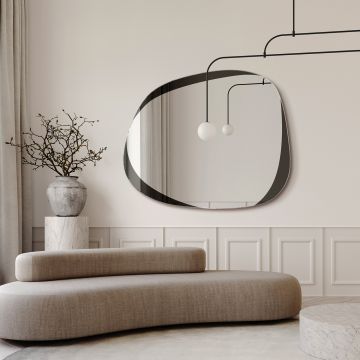 Lustro 80x66 cm GieraDesign Isle Wide ISL/WID/GR/80X66