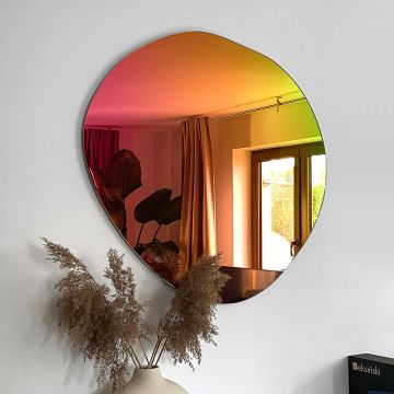 Lustro 50 cm GieraDesign Lapis rainbow tęczowe LAP/RB/50