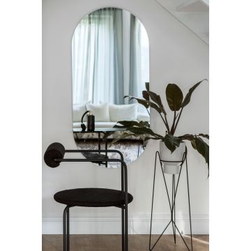Lustro GieraDesign Novi Corrosi 50x115cm owalne z kolorową wstawką NOV/CO/50x115