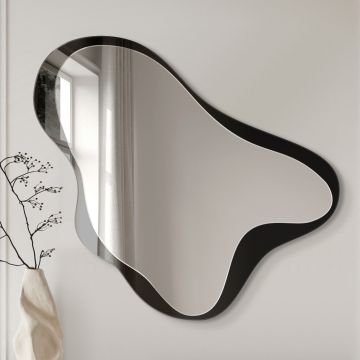 Lustro 118x110 cm GieraDesign Obses czarne OBS/BK/118x110