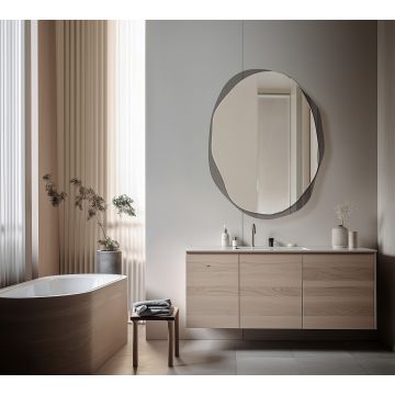 Lustro 83x110 cm GieraDesign Osmo grafitowe OSM/GR/83X110