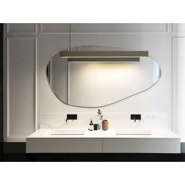 Lustro GieraDesign Plama NO.1 53x100cm o organicznym kształcie PLA/1/OP/53x100