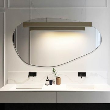 Lustro GieraDesign Plama NO.1 85x160cm o organicznym kształcie PLA/1/OP/85x160