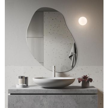 Lustro GieraDesign Plama NO.3 70x89cm o organicznym kształcie PLA/3/OP/70x89