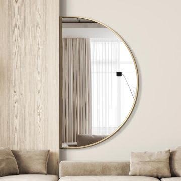Lustro GieraDesign Portal Wide 110x80cm szerokie, złote PRW/G/110x80