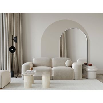 Lustro stojące GieraDesign Portal 60x150cm białe z łukiem POR/ST/W/60x150