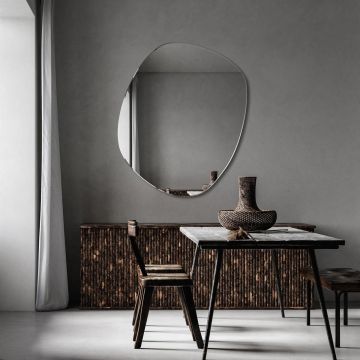 Lustro Roco – o nieregularnym obłym kształcie 110x131cm GieraDesign ROC/OP/110x131