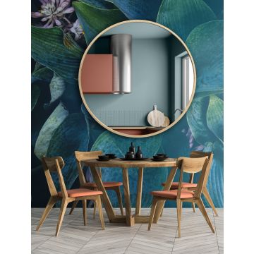 Lustro Scandi Wood – okrągłe w ramie ze sklejki 80cm GieraDesign SCD/SK/80