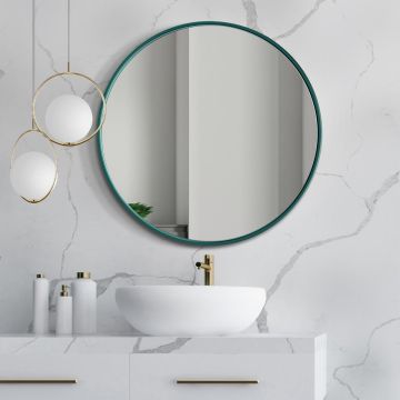 Lustro Scandi Slim – zielona rama 50cm GieraDesign SCD/SL/Z/50