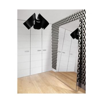 Lustro z lustrzanym bokiem silver Block 90x180cm GieraDesign SBL/90x180