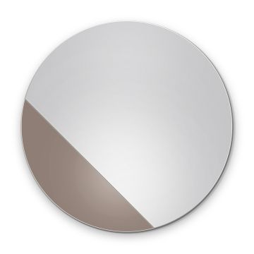 Lustro Sunset brązowe 80cm GieraDesign SUS/BR/80