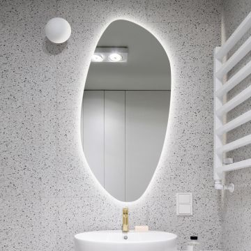 Lustro podświetlane 70x140 cm GieraDesign Roco Elong 4000 K z włącznikiem ROC/EL/OP/LED/L/C/4000k