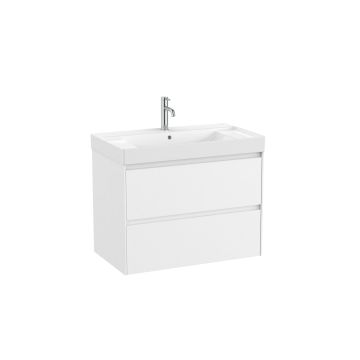 Zestaw łazienkowy Unik z 2 szufladami 80x46x64,5 cm Roca Ona biały mat A851691509