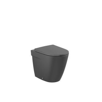 Miska WC stojąca przyścienna Rimless Roca Ona czarny mat A347687080