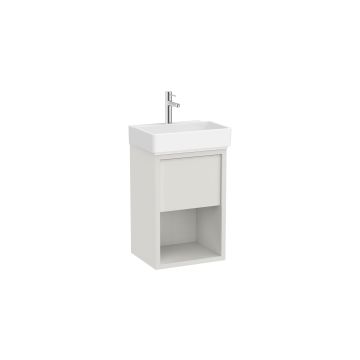 Zestaw szafka z umywalką Unik Compacto 45x36x60 cm Roca Tura biały mat A852023558