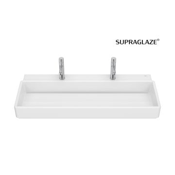 Umywalka ścienna 100x43x15,5 cm Roca Tura z 2 otw. supraglaze A327699S00