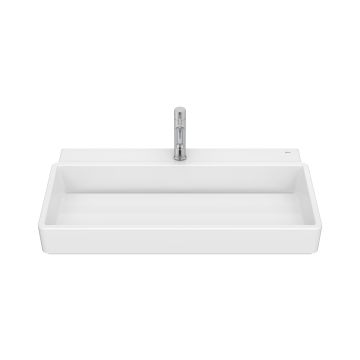Umywalka ścienna 80x43x15,5 cm Roca Tura z otw. biała A327695000