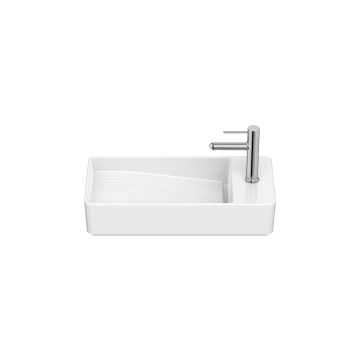 Umywalka ścienna 55x27,5x12,5 cm Roca Tura z otw. biała A327692000