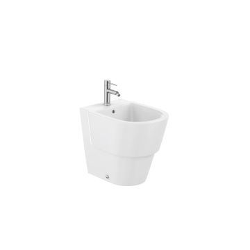 Bidet stojący przyścienny 50x36 cm Roca Tura biały A357697000