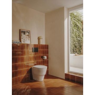 Miska WC stojąca Rimless 50x36 cm Roca Tura biała A347697000