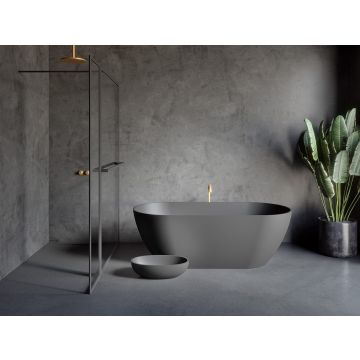 Wanna wolnostojąca 170x80 cm Riho Limited Bilbao Anthracite Matt B11001080
