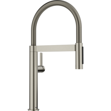 Bateria kuchenna wysokociśnieniowa Blanco Culina-S II Mini satin platinum 527703