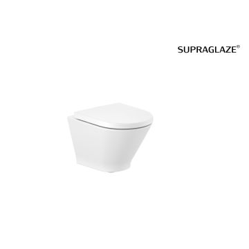 Miska WC podwieszana Rimless 48 cm Roca Gap Round compacto supraglaze A3460NBS00
