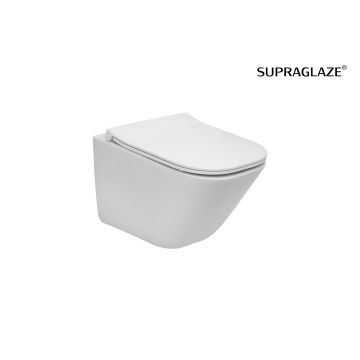 Miska WC podwieszana Rimless Roca Gap Square compacto supraglaze A34647AS00