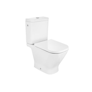 Miska WC do kompaktu Rimless 65 cm Roca Gap Square standard supraglaze A342479S00