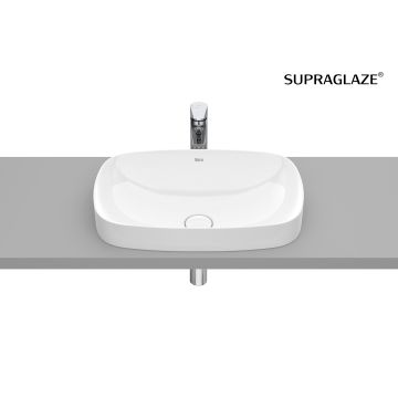 Umywalka blatowa 55x37 cm Roca Inspira Soft bez otw. supraglaze A327504S00