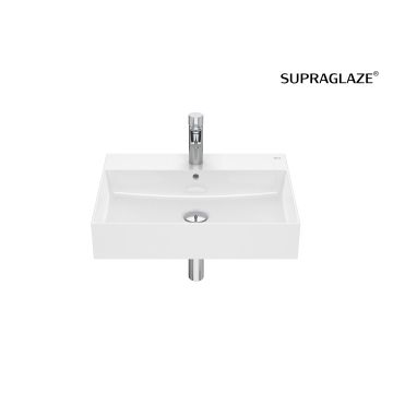 Umywalka ścienna 60x49 cm Roca Inspira Square z otw. supraglaze A32752CS00