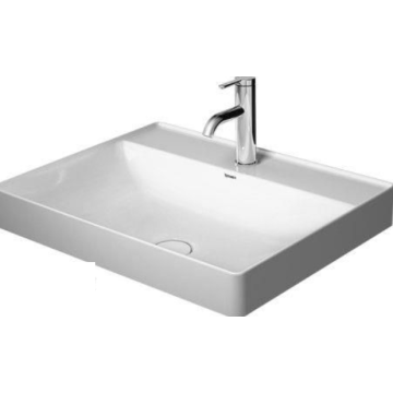 Umywalka nablatowa Duravit DuraSqare 60x47 cm  biała 2354600041