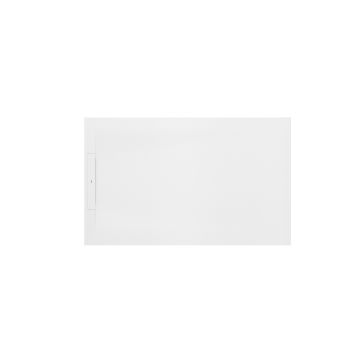 Brodzik prostokątny 100x90 cm Roca Pyros Stonex® z ukrytym odpływem biały AP9013E838401100