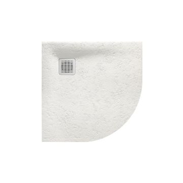 Brodzik półokrągły 90x90 cm Roca Terran Stonex® beżowy AP10538438401650