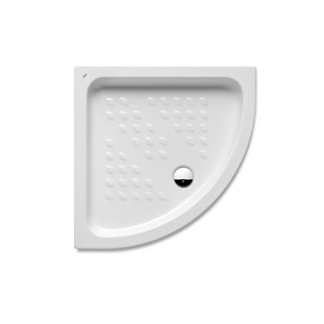 Brodzik półokrągły ceramiczny 90x90 cm Roca Italia biały A3740HL000