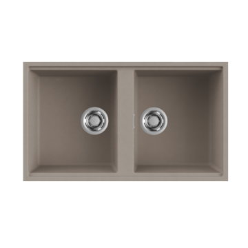 Zlewozmywak Elleci Best 450 podwieszany G43 Tortora LGB45043BSO