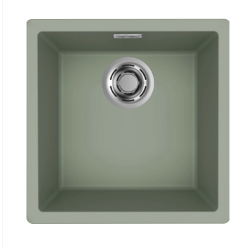 Zlewozmywak Elleci Zen 102 456x456mm K82 Sage Green LKZ10282BKM